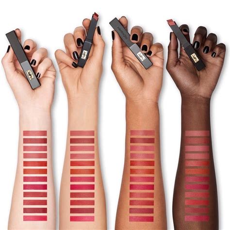 YSL The Slim Velvet Radical Matte Lipstick Swatches 